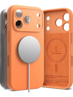 Ringke Silicone Magnetic MagSafe Back Cover Orange (iPhone 17 Pro Max)