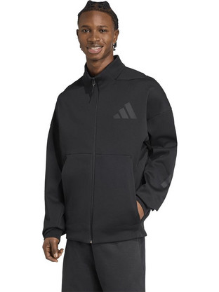 Adidas Ανδρική Ζακέτα Φούτερ με Φερμουάρ Μαύρη JM6058