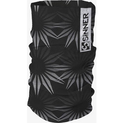 SINNER Men Bandana Ice Flowers - BLACK GREY - SIWE-627-10Z-00