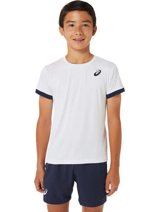 ASICS Παιδικό T-Shirt Κοντομάνικο Λευκό 2044A036-102
