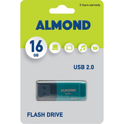 Almond Prime 16GB USB Stick 2.0 με USB-A Γαλάζιο