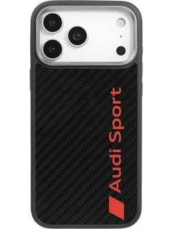 Audi Case R8 Carbon Fiber Magsafe For Iphone 17 Pro Max Black - (AUS-TPUPCMIP17PM-R8/D2-BK)