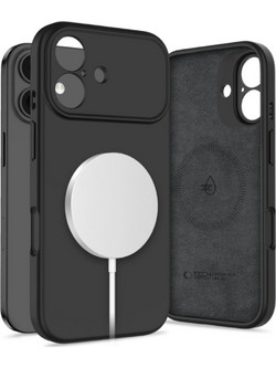 Tech-Protect Silicone MagSafe Case Black (iPhone 17)