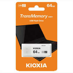 Kioxia U301 64GB USB Stick 3.2 Gen 1 με USB-A Λευκό