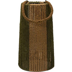 Φανάρι paper rope φυσικό με λαδί Φ22Χ39 - Plastona