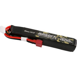 Gens ace 25C 1500mAh 3S1P 11.1V Airsoft Gun Lipo Battery with T Plug