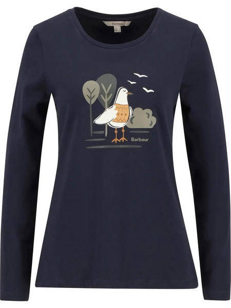 Μπλούζα BARBOUR Lossie Long-Sleeved T-Shirt Navy