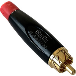 MARTIN S106ROT | Βύσμα RCA Αρσενικό με Κόκκινη Απόληξη