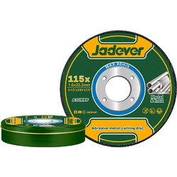 ΔΙΣΚΟΙ ΚΟΠΗΣ INOX/ΜΕΤΑΛΛΟΥ ΙΣΙΟΙ 115mm ΣΕΤ 15 ΤΕΜ JADEVER JDAC2L45