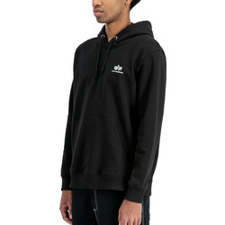 Alpha Industries Ανδρικό Φούτερ με Κουκούλα & Τσέπες Μαύρο 196318-003