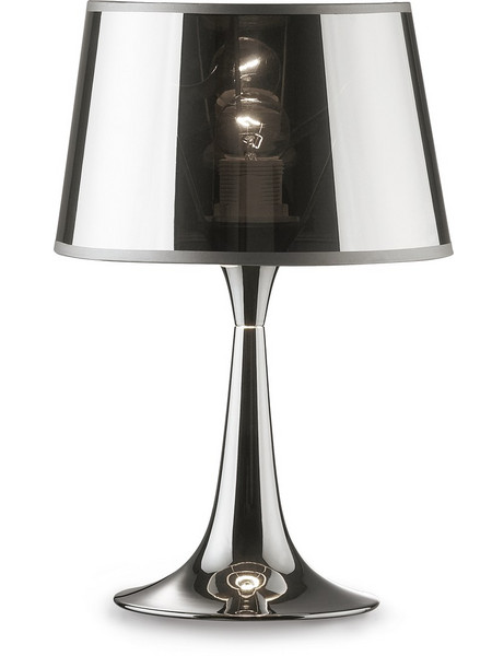 Ideal Lux 032368 Πορτατίφ Ε27 Διαφανές Ασημί Φ23.5xΥ36.5cm