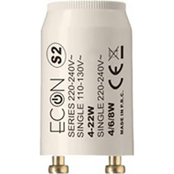 STARTER ΛΑΜΠΑΣ ΦΘΟΡΙΣΜΟΥ 4-22W/220-240V S2 RLX (ΣΕΤ ΜΕ 25)