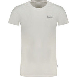 GAUDI MEN'S WHITE SHORT SLEEVE T-SHIRT Λευκό