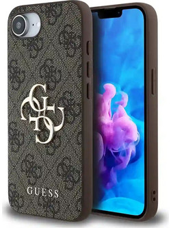Guess Θήκη 4G Big Metal Logo iPhone 16e / 17e Brown