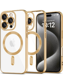 Tech-Protect MagFlex Back Cover Shiny Gold (iPhone 16 Pro)