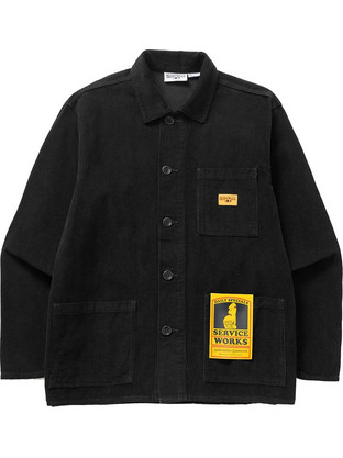 Service Works Corduroy Chore Shirt Ανδρικό Πουκάμισο Μαύρο