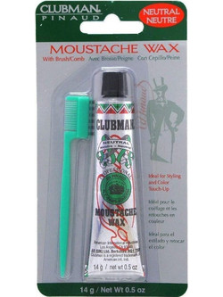 Clubman Neutral Moustache Κερί για Γένια 14gr