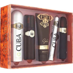 Cuba Original Eau de Toilette 100ml + 35ml + Shower Gel 200ml + Body Spray 200ml + After Shave 100ml