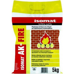 Isomat AK-Fire Κόλλα Πυρότουβλων Γκρι 5kg
