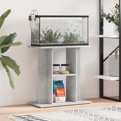 vidaXL Βάση Ενυδρείου Γκρι από Σκυρόδεμα 60x30x60 εκ. από Τεχνητό Ξύλο 833571