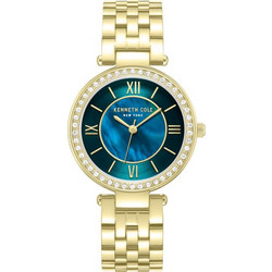 Kenneth Cole Modern Classic Γυναικείο Ρολόι με Χρυσό Μεταλλικό Μπρασελέ KCWLG0026502