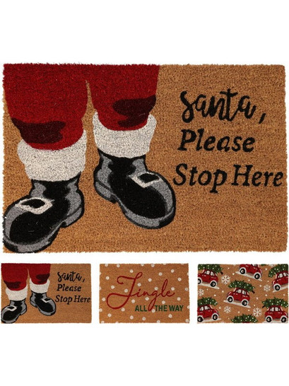 ΧΡΙΣΤΟΥΓΕΝΝΙΑΤΙΚΟ ΠΑΤΑΚΙ ΕΞΩΠΟΡΤΑΣ XMAS TRADITIONAL 59X39CM