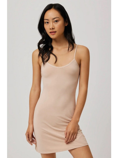 Ysabel Mora Slip Dress Κομπινεζόν Μικροφίμπρα19964nude