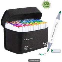 Alcohol Markers διπλής μύτης σετ 120 τεμ