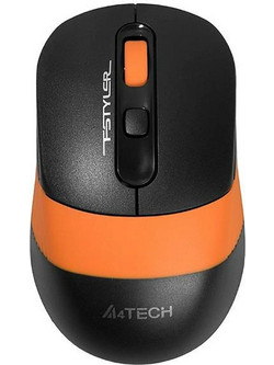 A4Tech FG10 Fstyler Series Ασύρματο Ποντίκι Black Orange