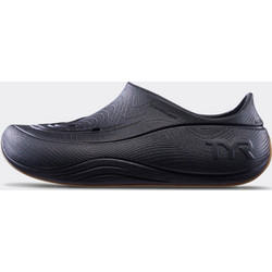TYR ZenGlide Black/Gum Recovery Shoes για μετά την Προπόνηση σε Μαύρο Χρώμα