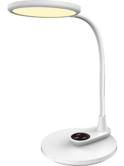 ΦΩΤΙΣΤΙΚΟ ΓΡΑΦΕΙΟΥ LED BLAIN HM4459.01 ΛΕΥΚΟ ABS & ΣΙΛΙΚΟΝΗ 17x26,6x34,5Υ εκ