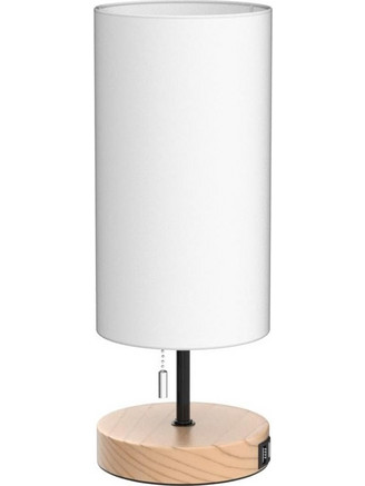 Επιτραπέζιο φωτιστικό - πορτατίφ LED 40W με δύο θύρες USB Aigostar - λευκό