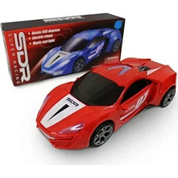 SDR Super Racing Car με περιστροφή 360 LED φώτα & ήχους 8811-22 Κόκκινο