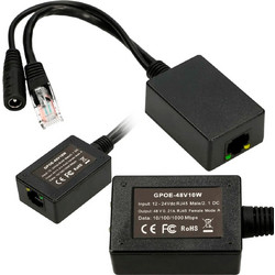EXTRALINK 1 Port | Poe Inverter | Input 1x 1000Mb/s RJ45/Jack 10-30V, Output 48V - (EX.14671)