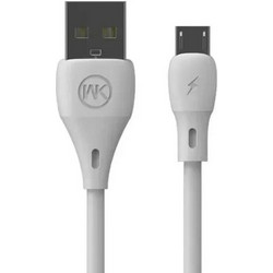 WK WDC-072 Καλώδιο Φόρτισης USB σε Micro Usb 1m - ΑΣΠΡΟ