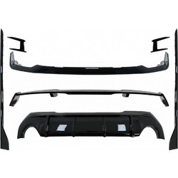 Aero Body Kit Μπροστινός Προφυλακτήρας Και Διαχύτης Αέρα Κατάλληλο Για Bmw Σειρά 1 F40 M Sport (2019-Επειτα) Piano Black