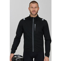 Endurance Αντιανεμικό Justine M Hyperstretch Cycling Jacket - 1001 Black