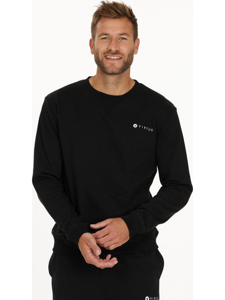 Virtus Μπλούζα Φούτερ Kritow M Crew Neck - 1001 Black