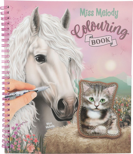 Miss Melody - Colouring Book With Sequins (413745) - Toys