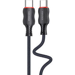 Kakusiga KSC-996 Braided USB-C to USB-C 60W 2m Black