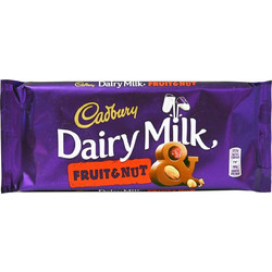 Cadbury Dairy Milk Fruit & Nut 110g