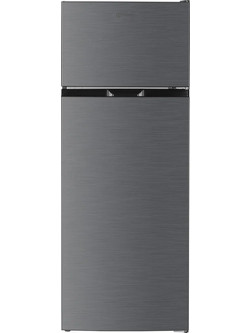 Indesit I55T0412X Δίπορτο Ψυγείο 206lt Υ144xΠ55xΒ55cm Inox
