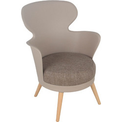 Keleman Πολυθρόνα Καφέ Doris 61x62x84cm PP/772/3
