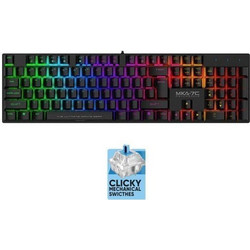 Armaggeddon Psycheagle MKA-7C Μηχανικό Gaming Πληκτρολόγιο με Outemu Blue Διακόπτες RGB Silver