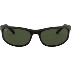 Ray-Ban RB2027 W1847 Ανδρικά Γυαλιά Ηλίου Οβάλ Κοκάλινα Μαύρα με Μαύρο Polarized Φακό