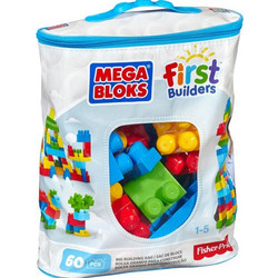 FISHER-PRICE - MEGA BLOKS: ΤΟΥΒΛΑΚΙΑ - ΤΣΑΝΤΑ ΜΠΛΕ 60 ΤΜΧ. DCH55-8700