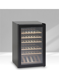 ECOFRIDGE CV45B ΣΥΝΤΗΡΗΤΗΣ ΚΡΑΣΙΩΝ ΜΟΝΟΖΩΝΙΚΟΣ ΧΩΡΗΤΙΚΟΤΗΤΑ 45 ΦΙΑΛΕΣ 5 ΣΥΡΟΜΕΝΑ ΞΥΛΙΝΑ ΡΑΦΙΑ 1 ΞΥΛΙΝΟ ΡΑΦΙ ΠΑΡΟΥΣΙΑΣΗΣ