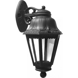 Heronia LP-550 BLACK ΦΑΝΑΡΙ UP-DOWN ΕΞΑΓΩΝΟ ΠΛΑΣΤΙΚΟ