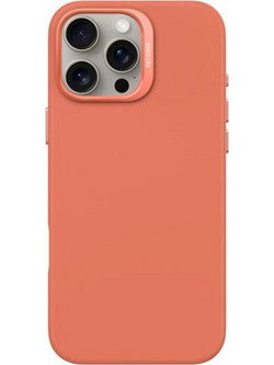 Θήκη Decoded Γνήσια MagSafe Antimicrobial ΣΙΛΙΚΟΝΗΣ Stacks για Apple iPhone 16 PRO MAX 6.9 2024 - SAND STONE ΠΟΡΤΟΚΑΛΙ - DE-D25IPO16PMBCS9SE