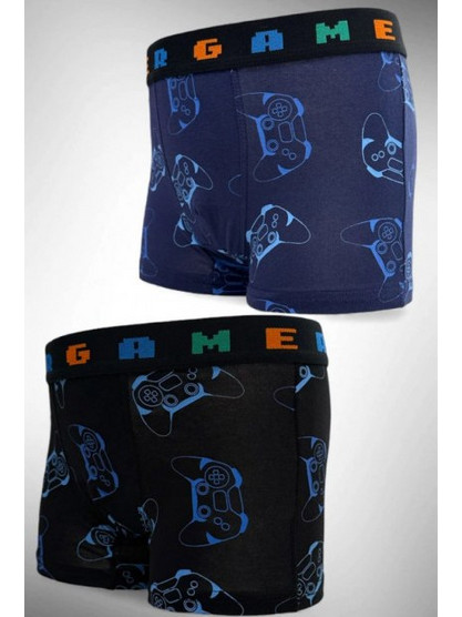 IDER 2Pack Μπόξερ Αγοριών Βαμβακερά Gamer - 31002P252-IDER